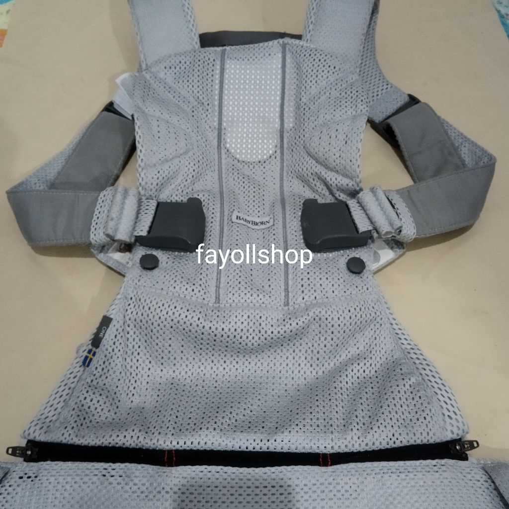 Gendongan Baby Bjorn 3D Mesh Original - Silver