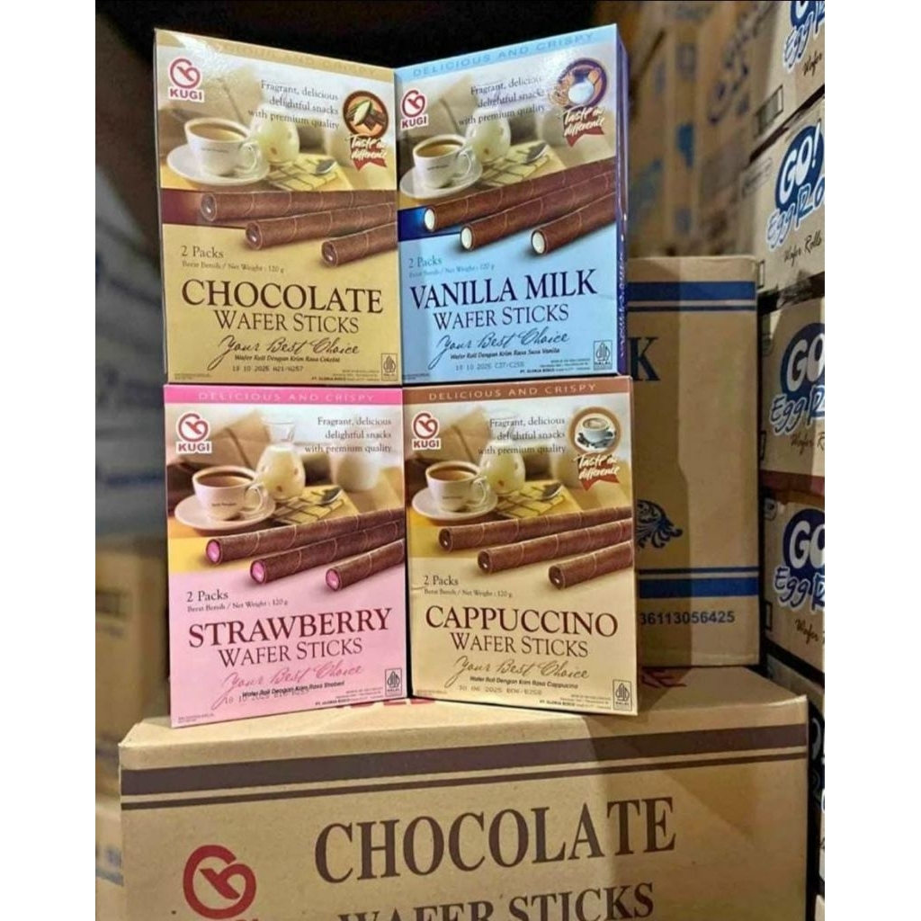 KUGI WAFER STICK || KUGI WAFER STICK 1 DUS ISI 24 BOX || ISIAN PARCEL SOLO MURAH