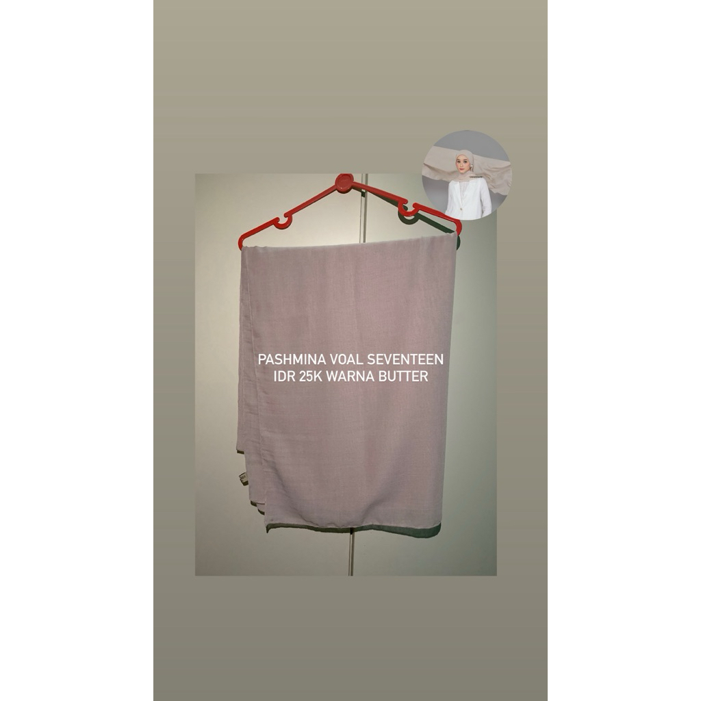 preloved pashmina voal