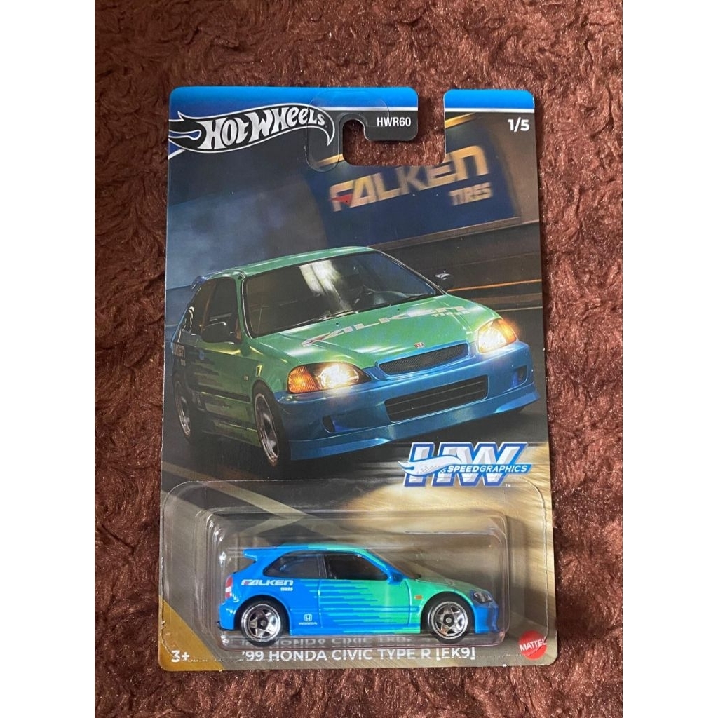 Hot Wheels Honda Civic EK9 Falken