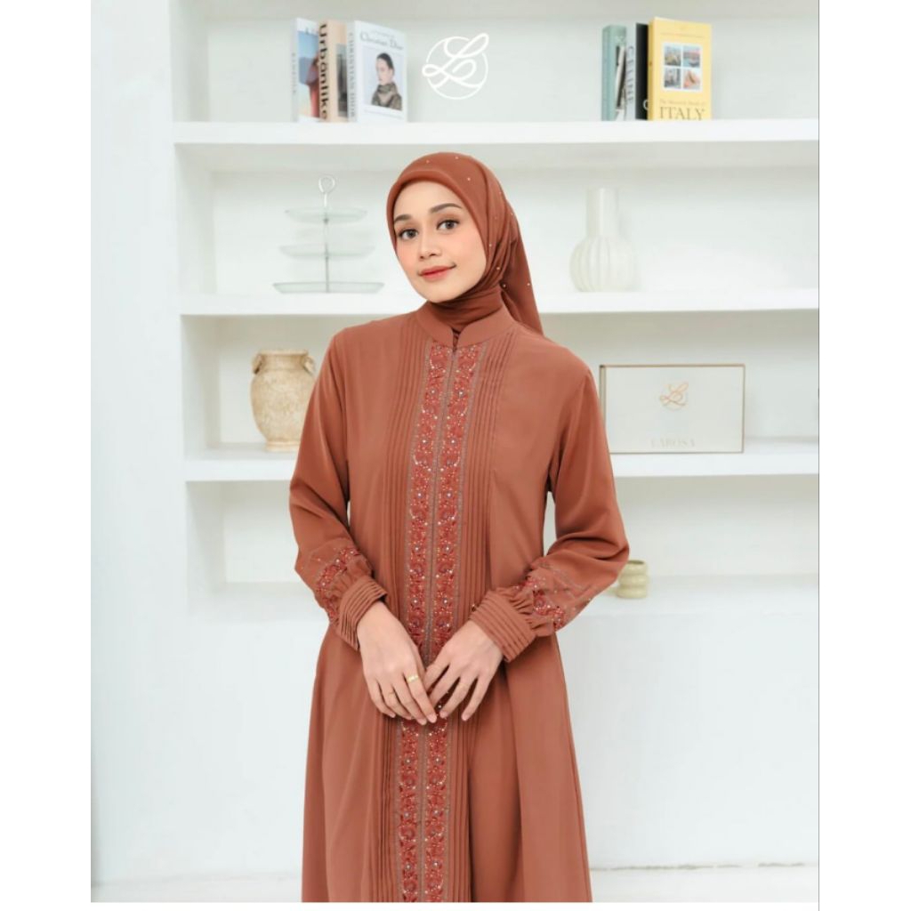 SET Gamis Larosa original 115  /  Dress gamis original SET HIJAB  /  Gamis abaya Larosa/ DRESS  GAMI