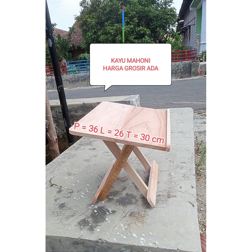 MEJA LIPAT KAYU MIRING | Meja belajar | Meja ngaji | Rehal