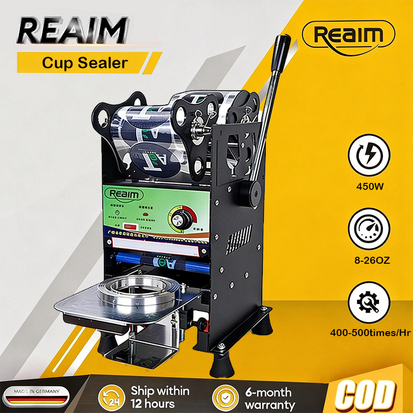 Reaim Sealer Alat Press Plastik Sealer Plastik Press Cup Sealer