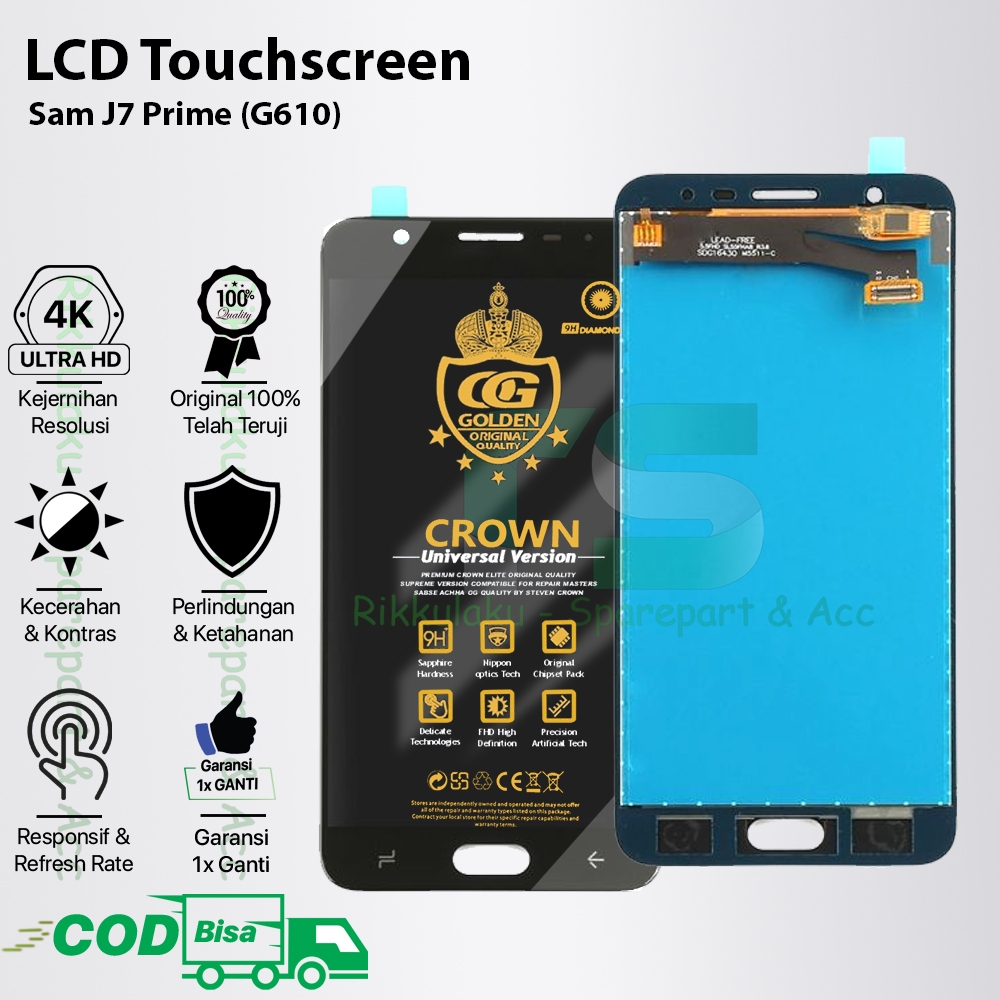 LCD Touchscreen Samsung J7 Prime Original 100% Fullset