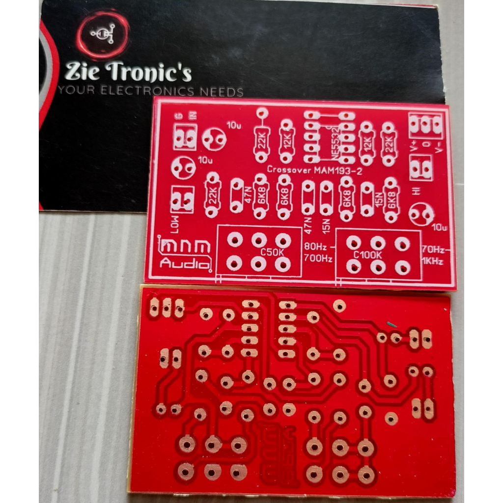 PCB MINI CROSSOVER 2WAY MAM 193-2 OUT LOW G OUT HIGH