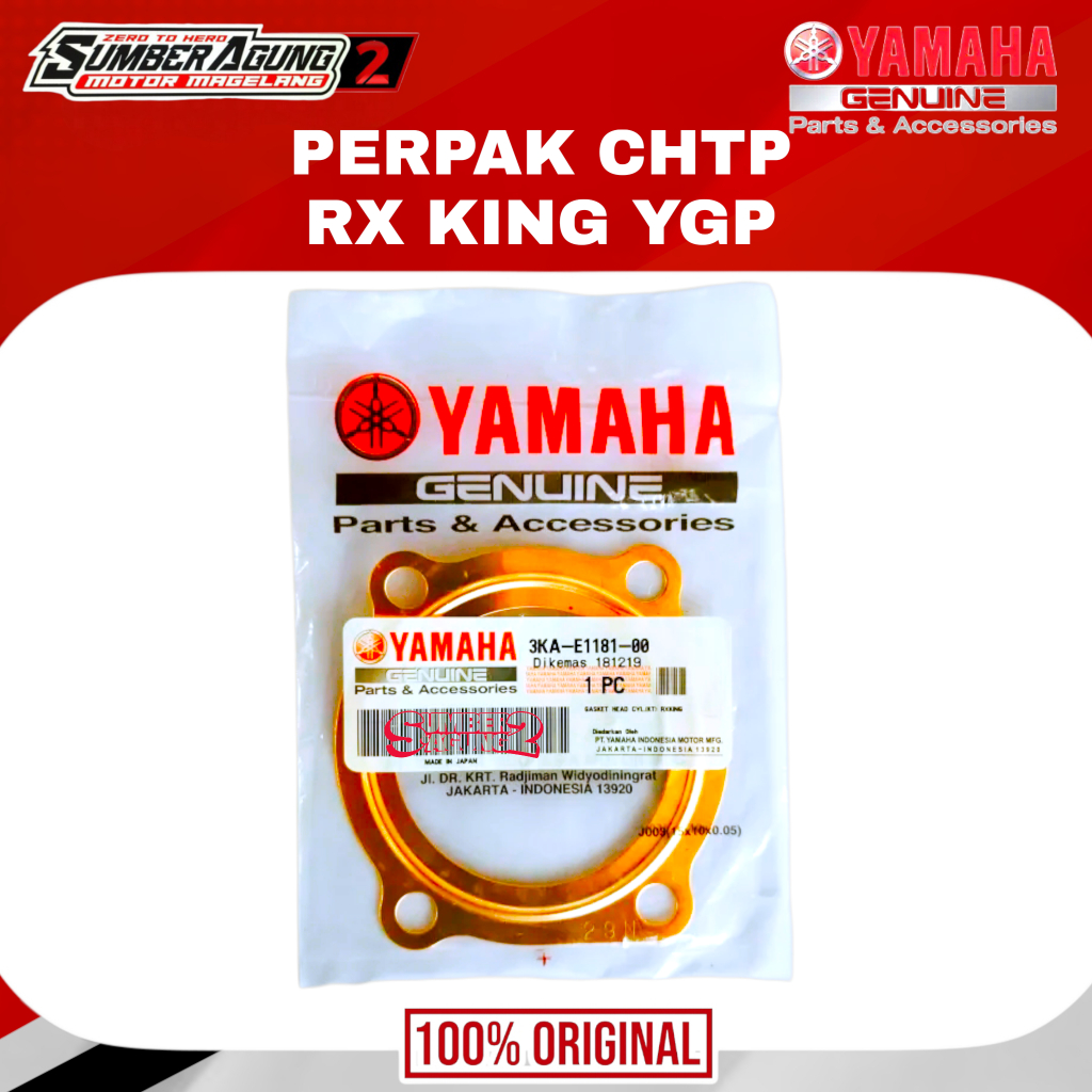 PERPAK PAKING CYLINDER HEAD KOP YAMAHA RX KING ORI YGP