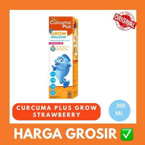 Curcuma Plus Grow Emulsion 200 ml vitamin anak untuk pertumbuhan dan nafsu makan