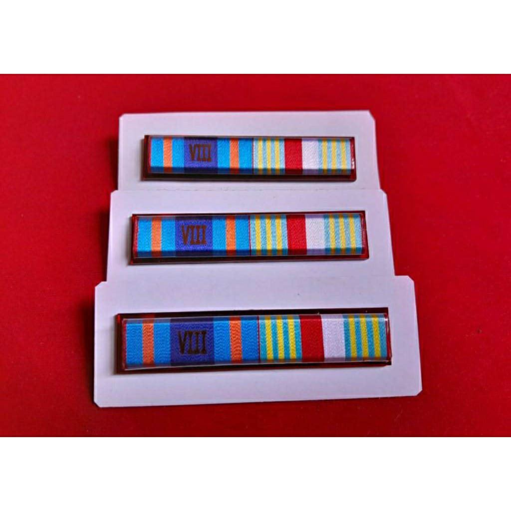 PITA PDH TNI SATYA LENCANA PDH TNI AD 8 + WIRA DHARMA 1 SET 2 PITA SIAP PAKAI pdh satyalencana