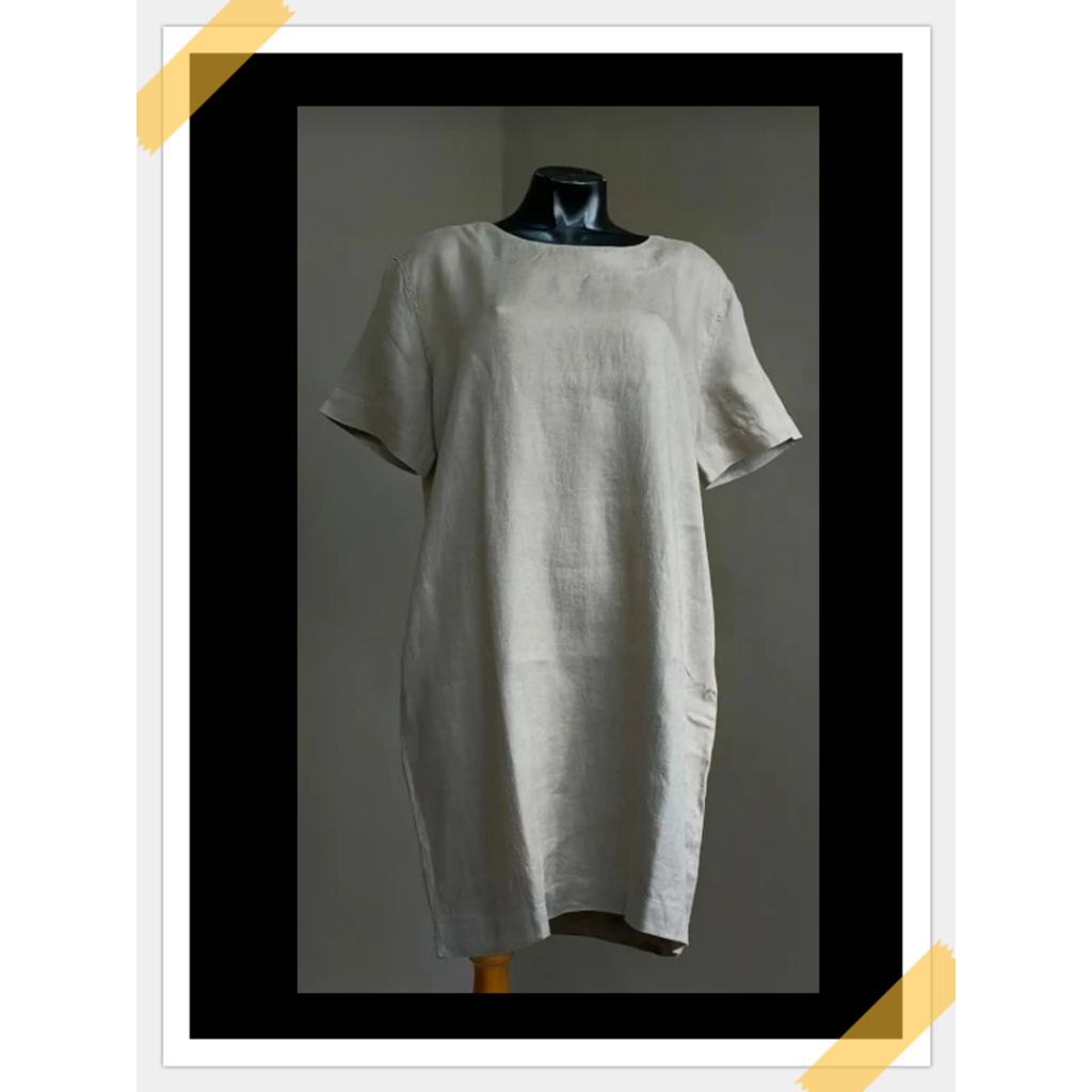100% linen dress