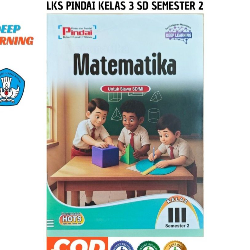 Lks Pindai Matematika Kelas 3 SD Smt 2 Kurmer  Terbaru Murah