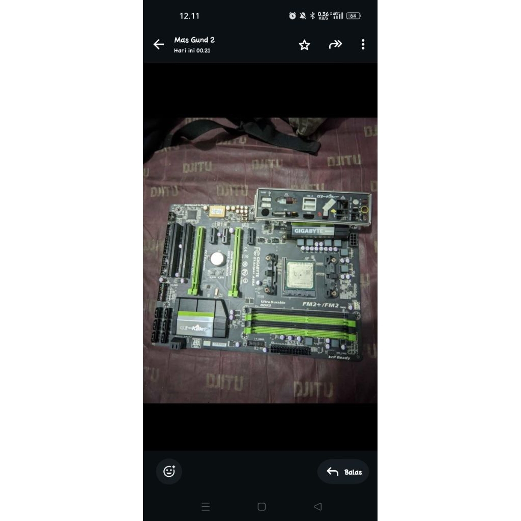 Motherboard fm2+ Gigabyte G1 sniper