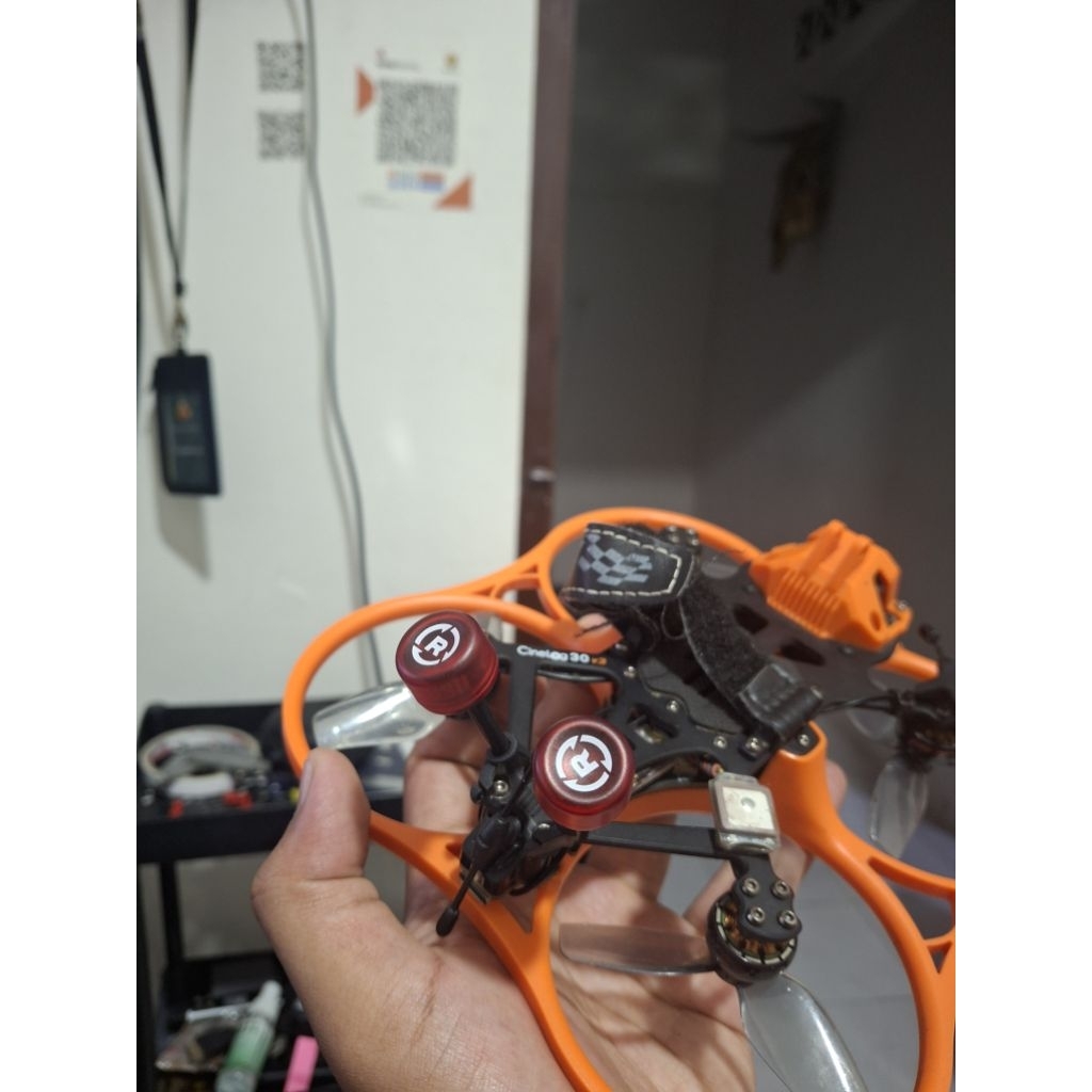 dua antena drone RHCP ufl ipex second bagus mulus