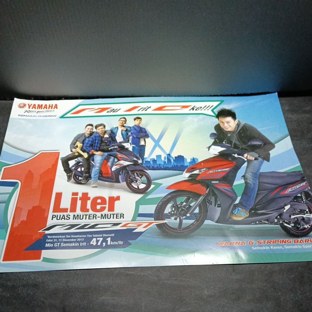 poster brosur leaflet Yamaha Mio GT