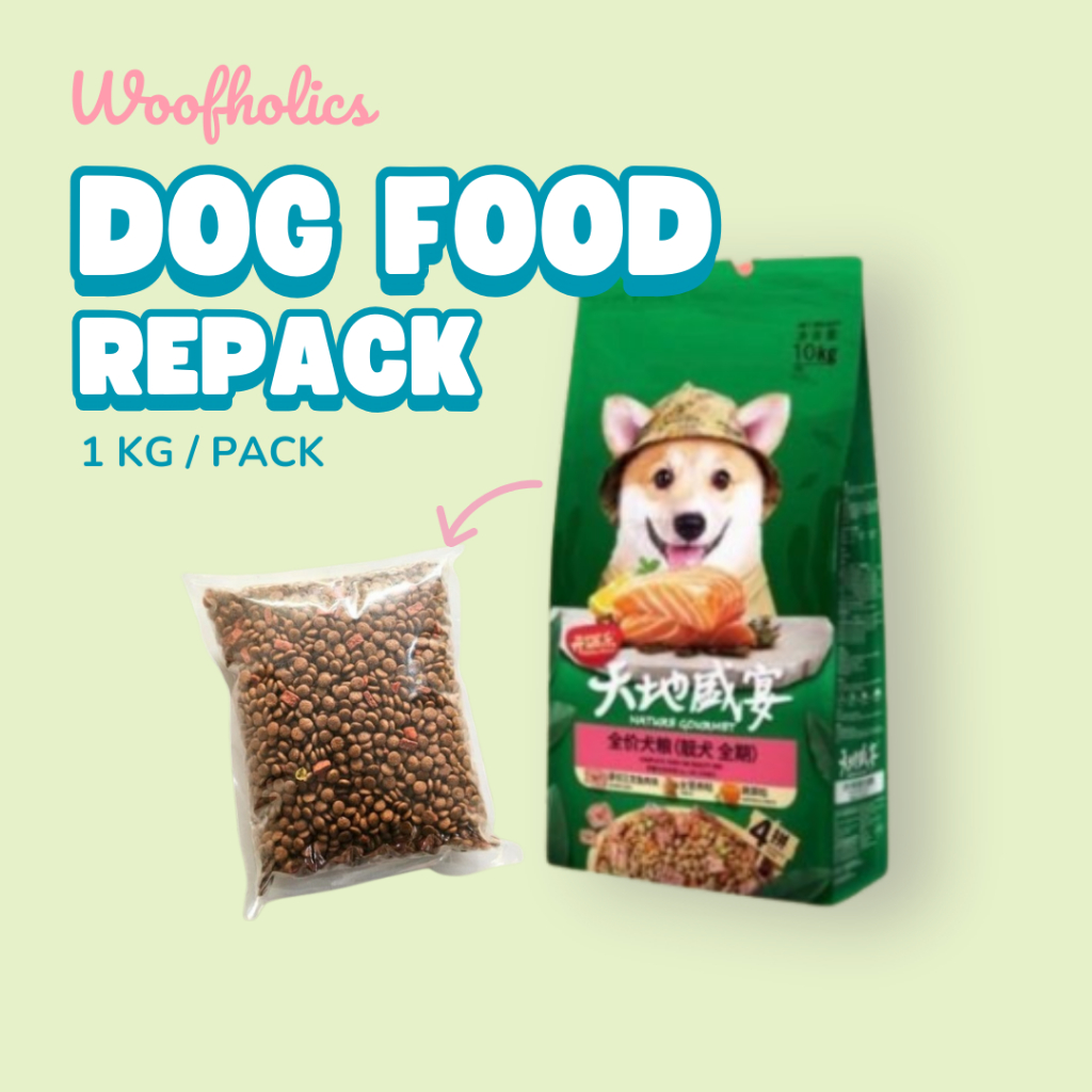 Nature Gourmet Salmon Dog Food / Kitchen Flavor / Makanan Anjing / Dog Food Kering / Dog Dry Food
