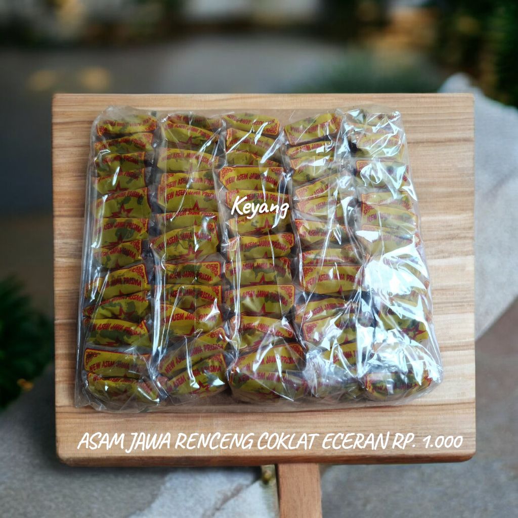 60 PCS ASAM RENCENG COKLAT ECERAN RP. 1.000 / ASEM JAWA / ASEM / ASAM