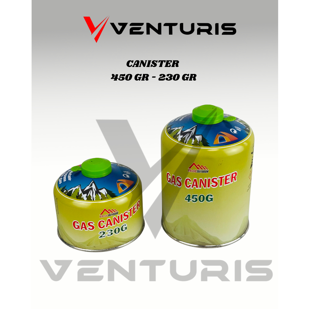 Tabung Gas Canister Bassic Tabung Kosongan Isi 230 gram 450 gram