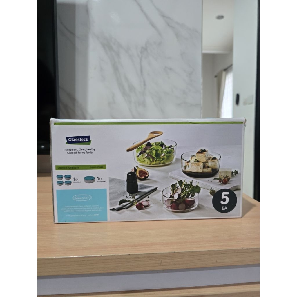 SET GLASSLOCK Wadah Makanan Kaca