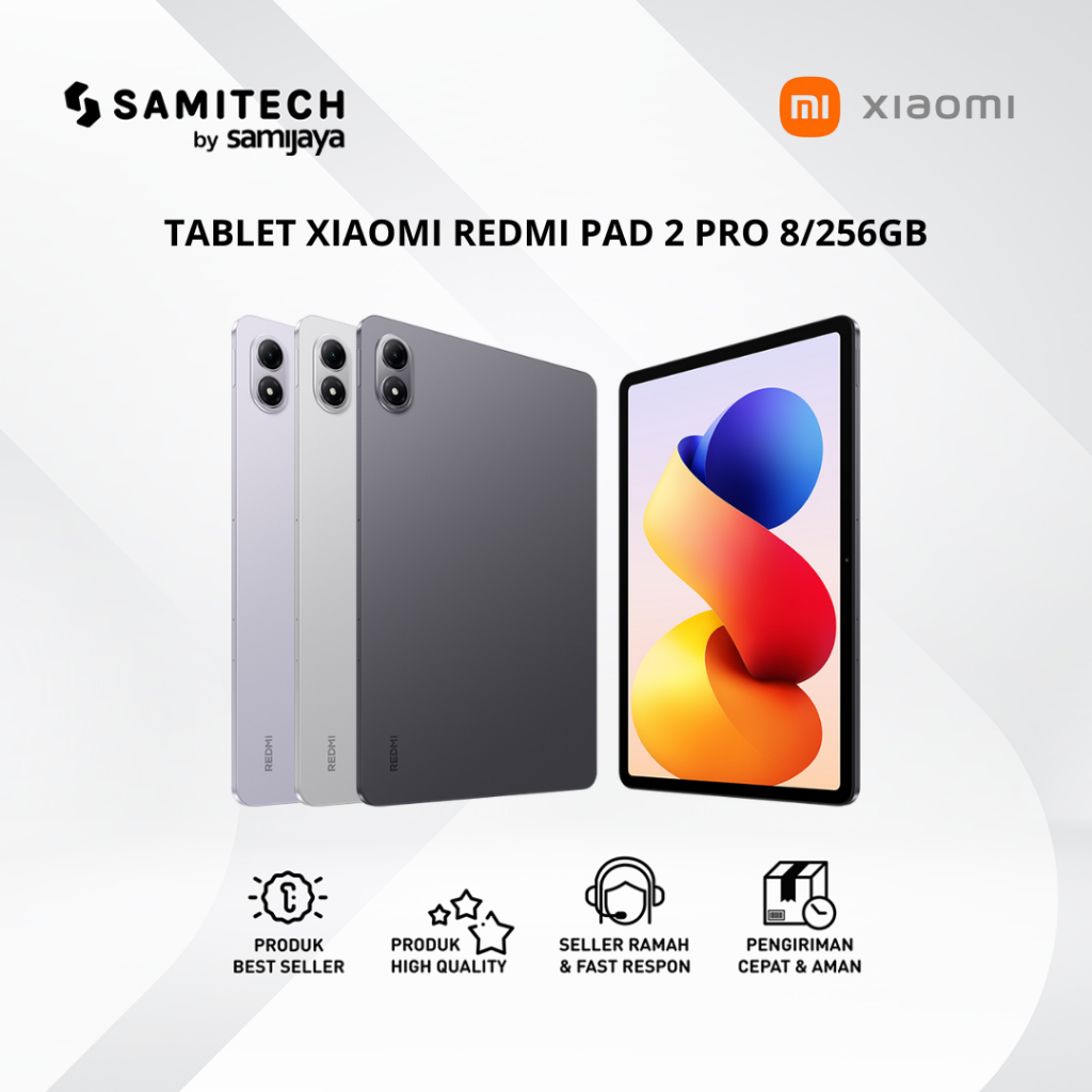 TABLET XIAOMI REDMI 2 PRO 8/256GB RAM 8GB PENYIMPANAN 256GB BERGARANSI RESMI