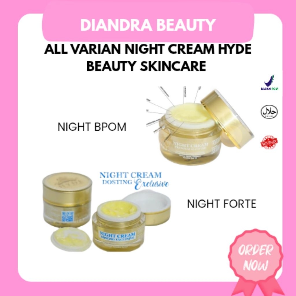 NIGHT CREAM FORTE / BPOM HYDE BEAUTY SKINCARE ORIGINAL