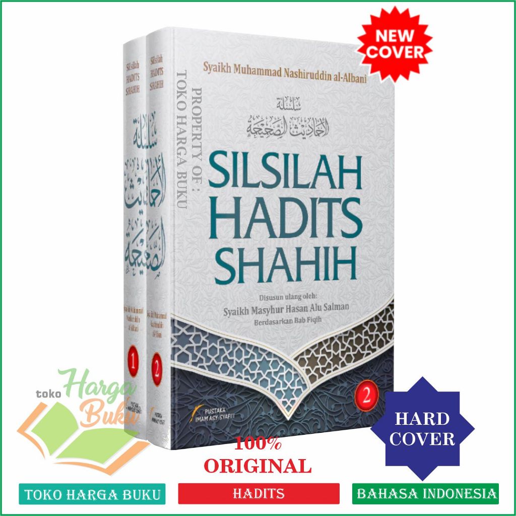 Silsilah Hadits Shahih Komplit 1 SET Isi 2 Buku New Cover Karya Syaikh Al Albani PIS Pustaka Imam As