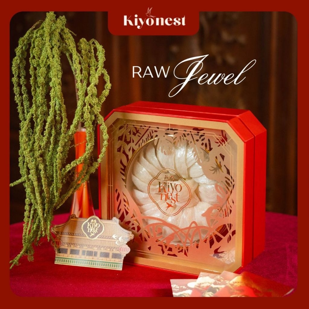 RAW JEWEL - KIYONEST PREMIUM BIRD NEST CNY HAMPERS IMLEK 2026