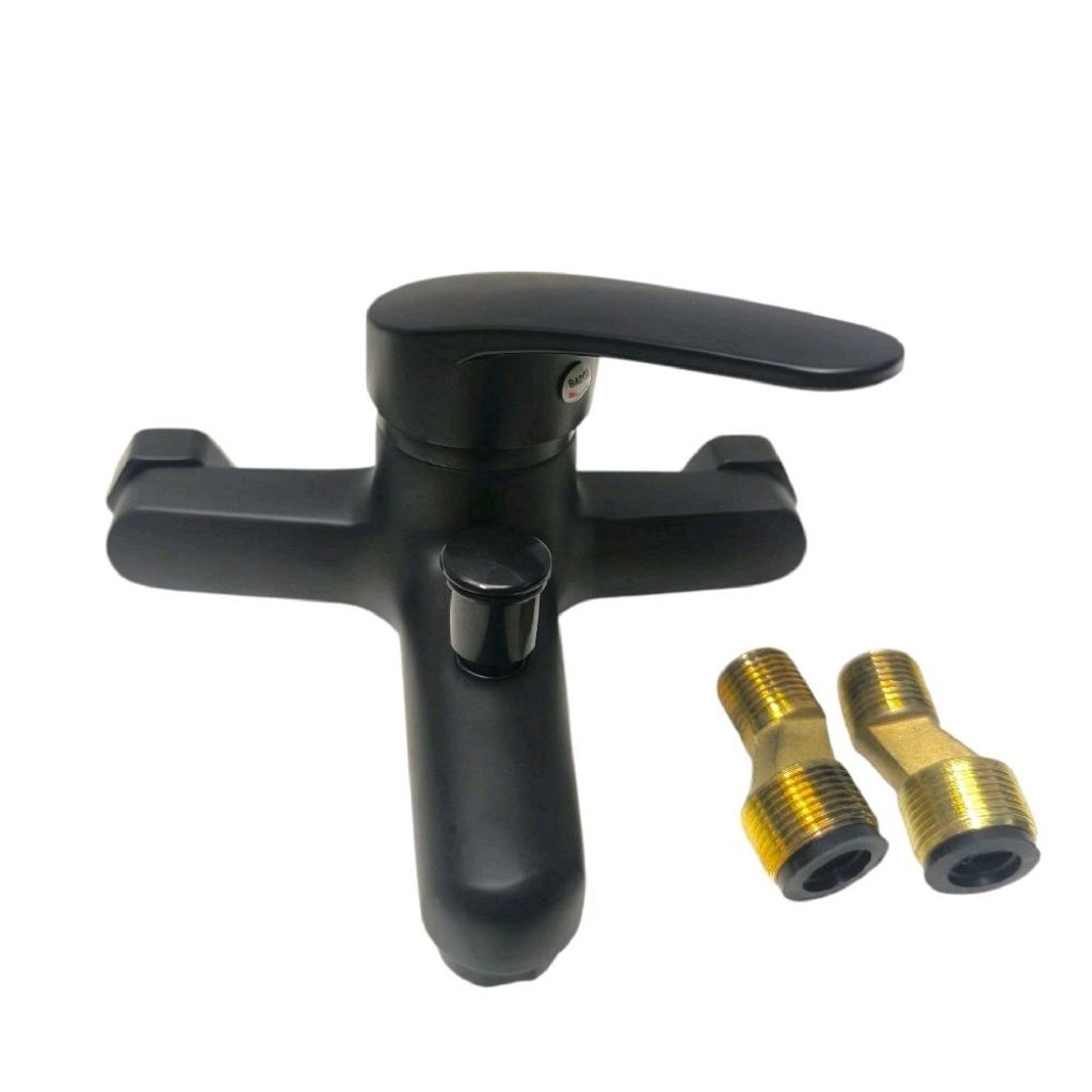 KRAN MIXER BATHUP /KRAN BATHUP PANAS DINGIN HITAM DOFT/KRAN BATHUP ZINC ALOY