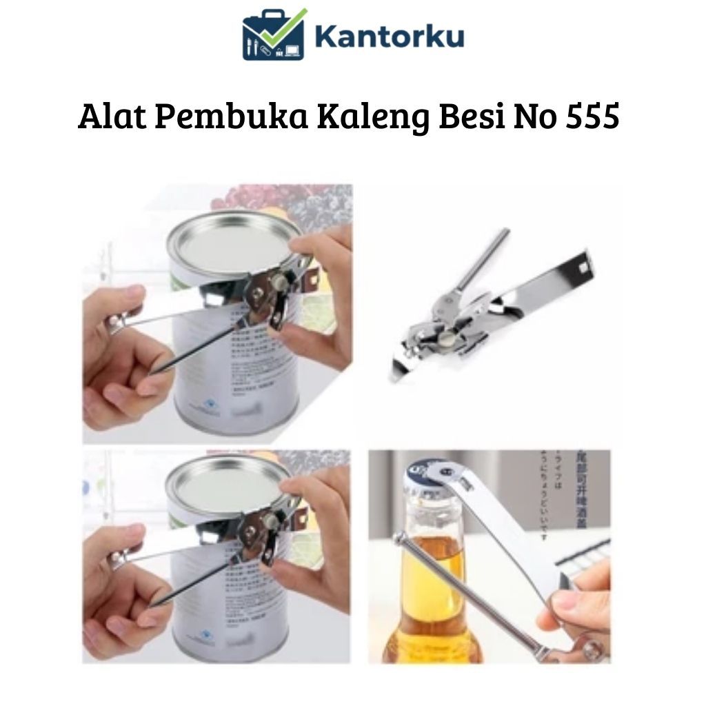 Pembuka Kaleng Besi No.555 Serbaguna – Kokoh & Mudah Digunakan