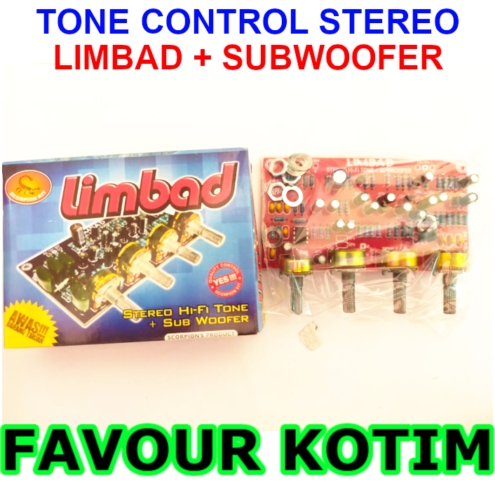 TONE CONTOL STEREO PLUS SUBWOOFER LIMBAD FVKOTIM