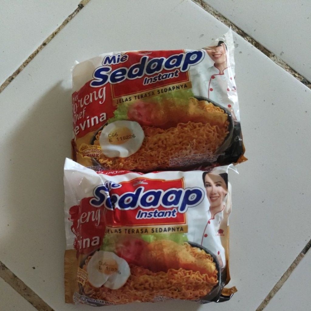 mie sedap goreng davina praktis BARU