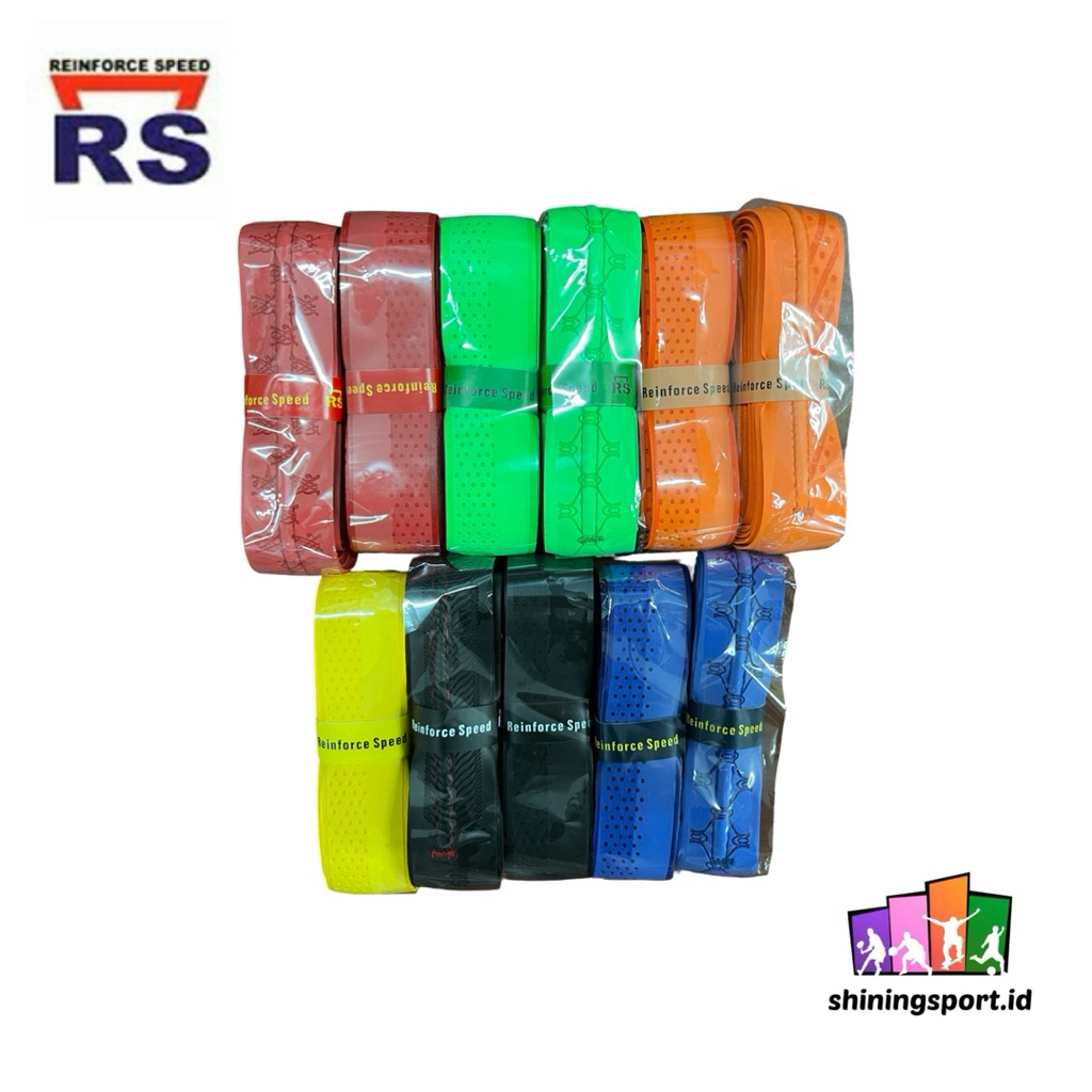 Grip Raket Badminton RS Tebal Bintik Motif 100% Original Premium Quality