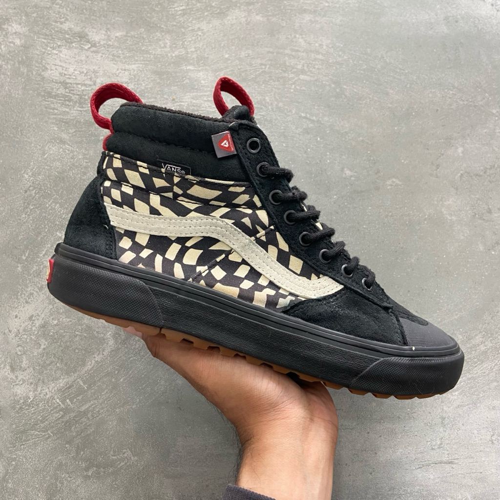 [Size 42] Rare Vans Sk8-Hi Made for The Elements MTE-2 ‘Warp Checkerboard’ Second Original Kondisi M