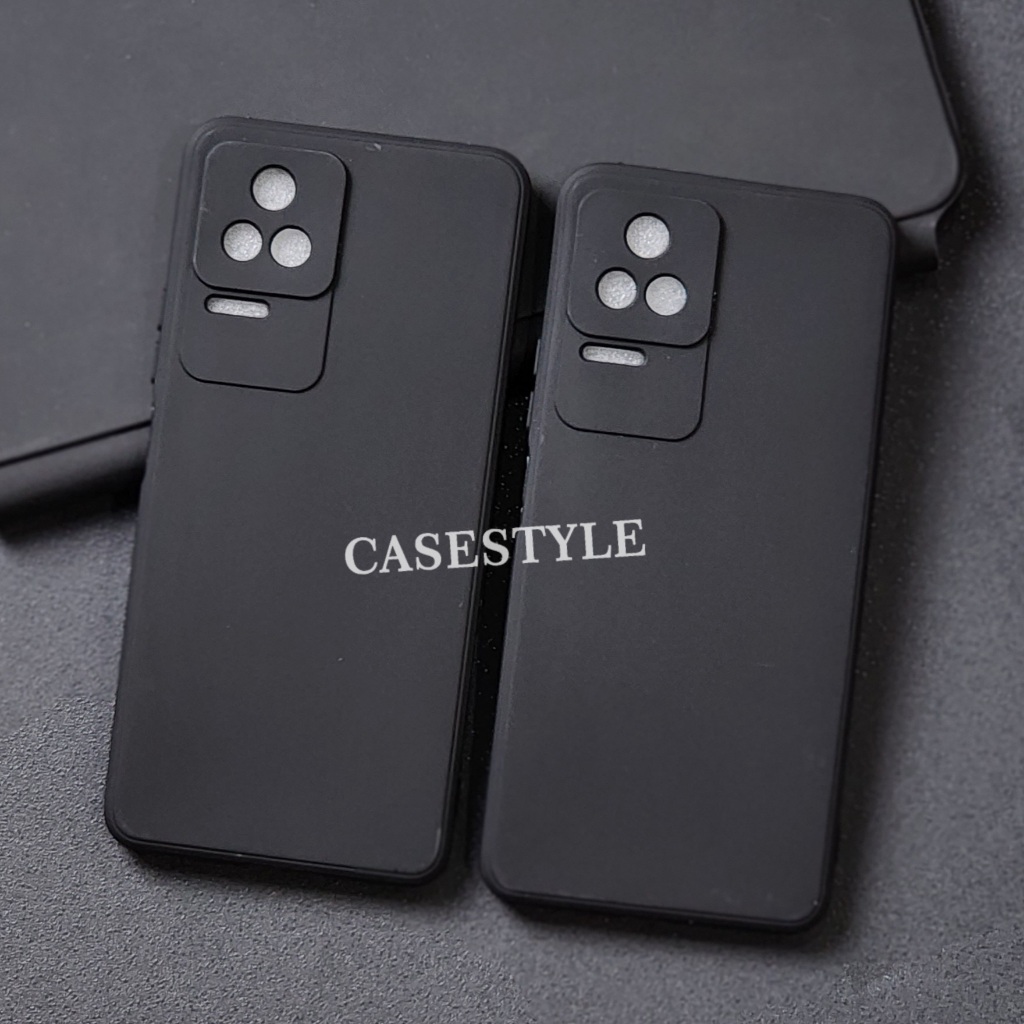 Case Poco F3 Poco F4 5G Poco F4 GT 5G Poco F5 5G Poco F6 5G Softcase Candy Macaron Square Black Polo