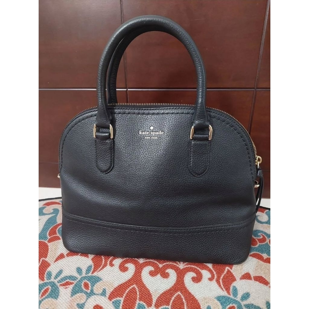 (PL) Kate Spade Carli McCall Street Black Satchel