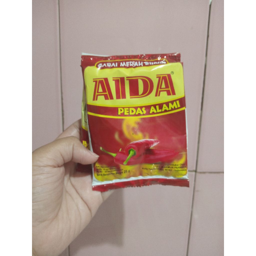 AIDA cabe bubuk asli