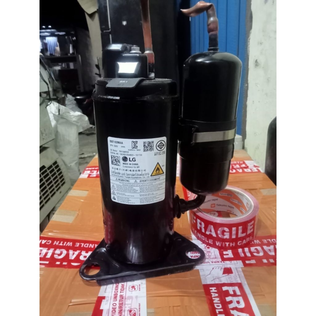 kompresor outdoor Ac LG inverter 1/2pk DXT075MAA original