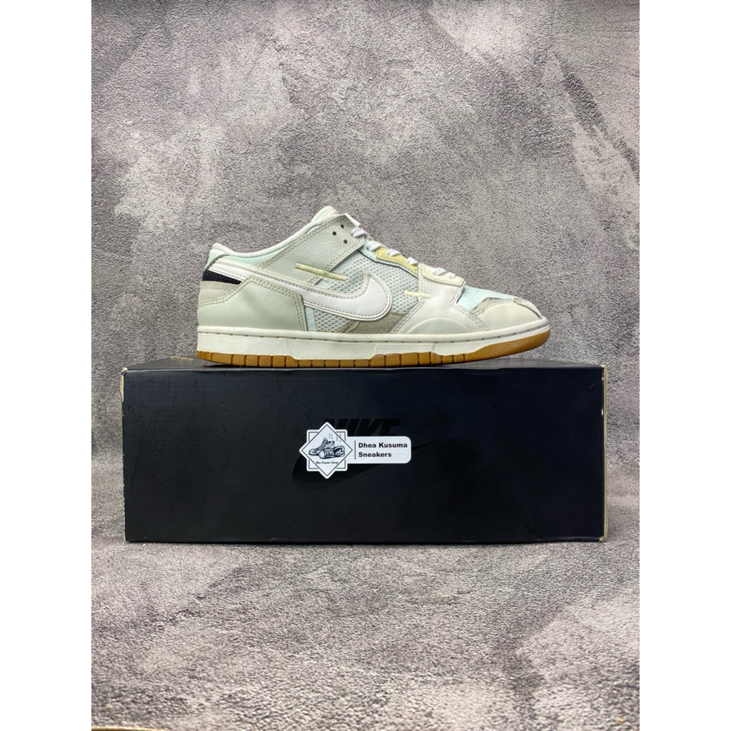 Sepatu Second Nike Dnk Low Scrap ‘Sea Glass’  Size 42  Original Guarantee 100%