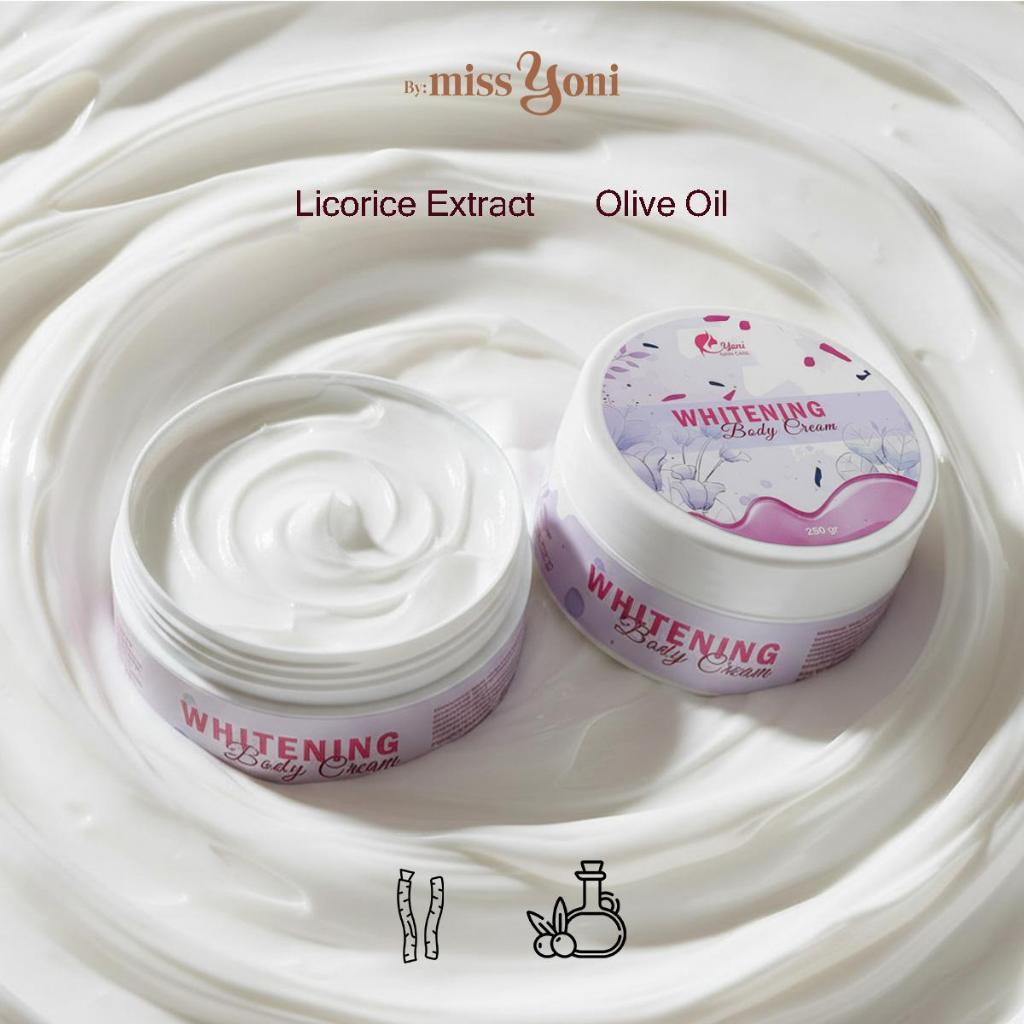 YONI SKIN CARE - BUNDLING ISI 2 WHITENING BODY CREAM BLEACHING 250GR | S 66