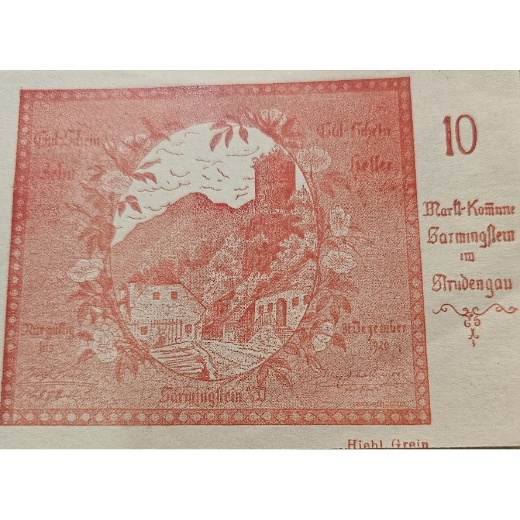 Uang Asing Negara Jerman 10 Mark Berstampel dijamin original 100%