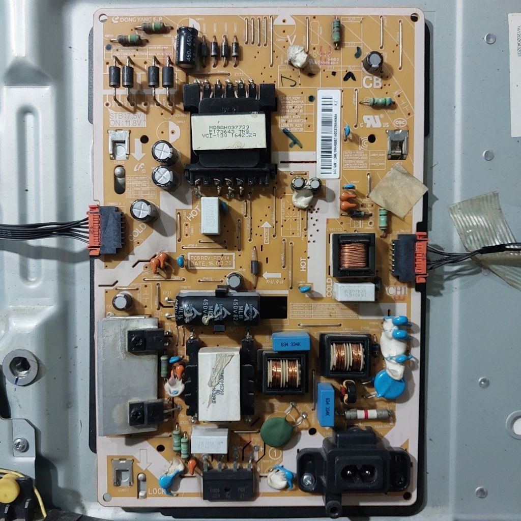 PSU POWER SUPPLY REGULATOR TV SAMSUNG UA43K5500 UA43K5500AK UA43K5500AKPXD