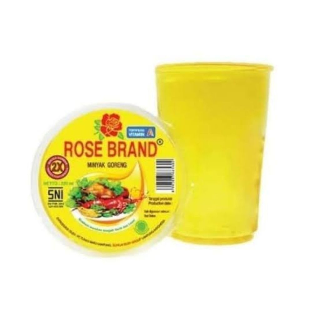 Minyak Goreng Kemasan Gelas/Minyak Goreng Rose Brand