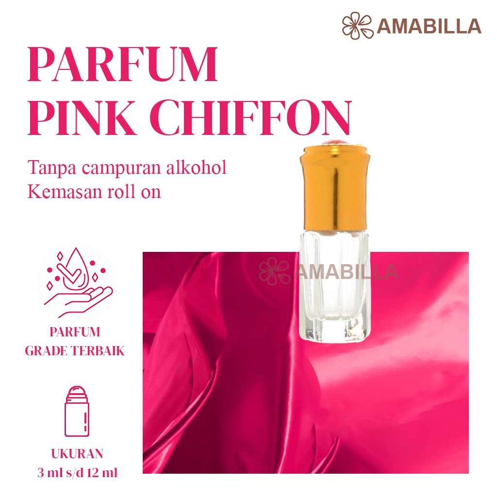 Parfum Aroma PINK CHIFFON Original Non Alkohol 3ml Parfum Original Bibit Parfum Murni PINK CHIFFON M