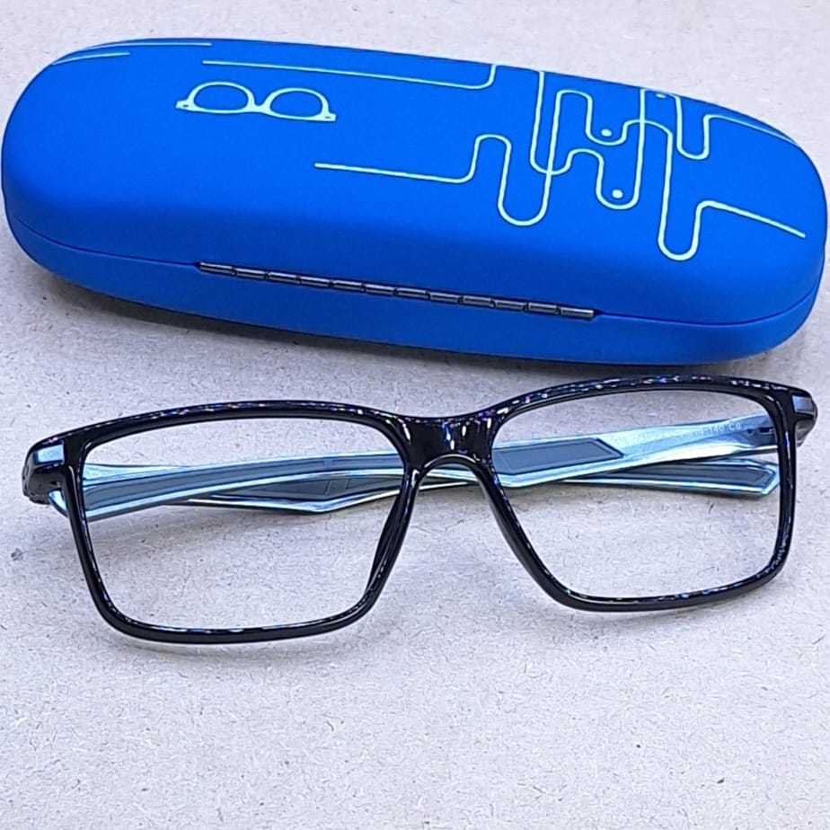 Kacamata Lensa Progresif utk Baca & Jalan Sporty Kokoh OX4887 Photocromic Blueray Bluecromic