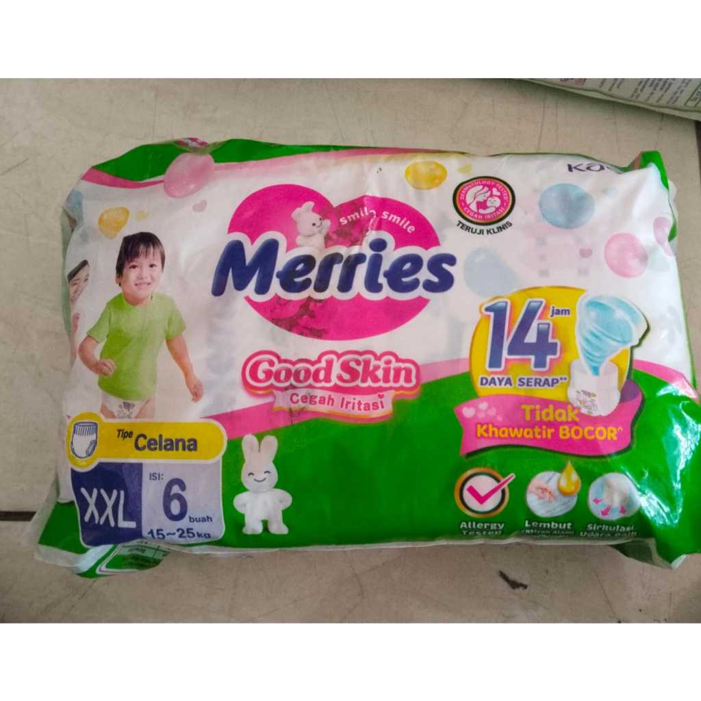 merries goodskin celana XXL 6 pcs