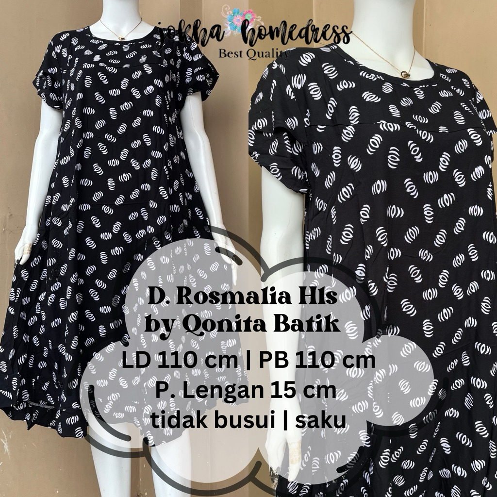 Daster Batik Rosmalia Hls by Qonita Batik Pekalongan