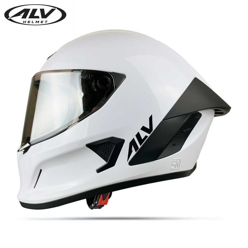 ALV SKULL Solid | Helm FULL FACE Single Visor Slide | Standart SN