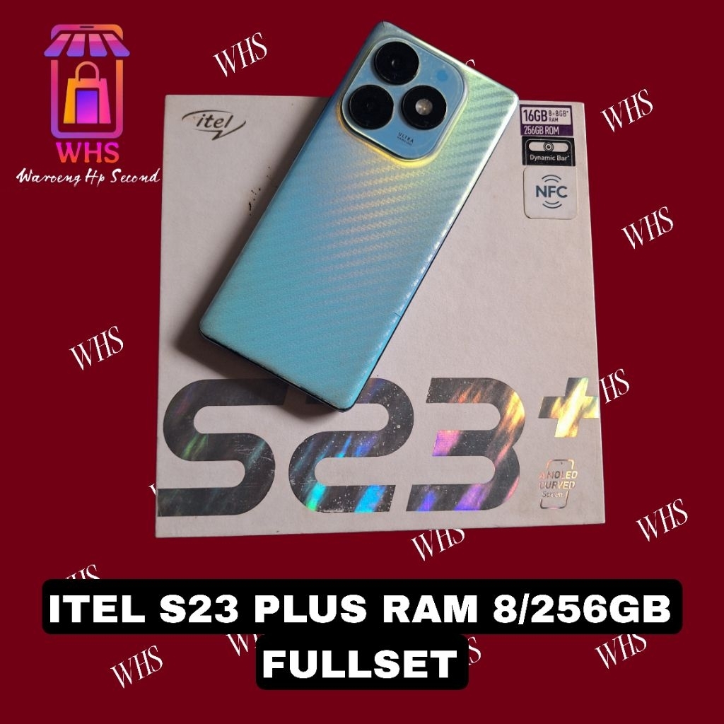 itel S23 Plus Ram 8/256Gb fullset