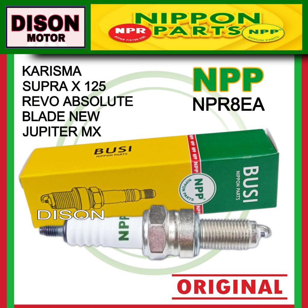 Busi NPP Karisma Supra x 125 Blade new Revo absolute Jupiter MX original busi motor npp