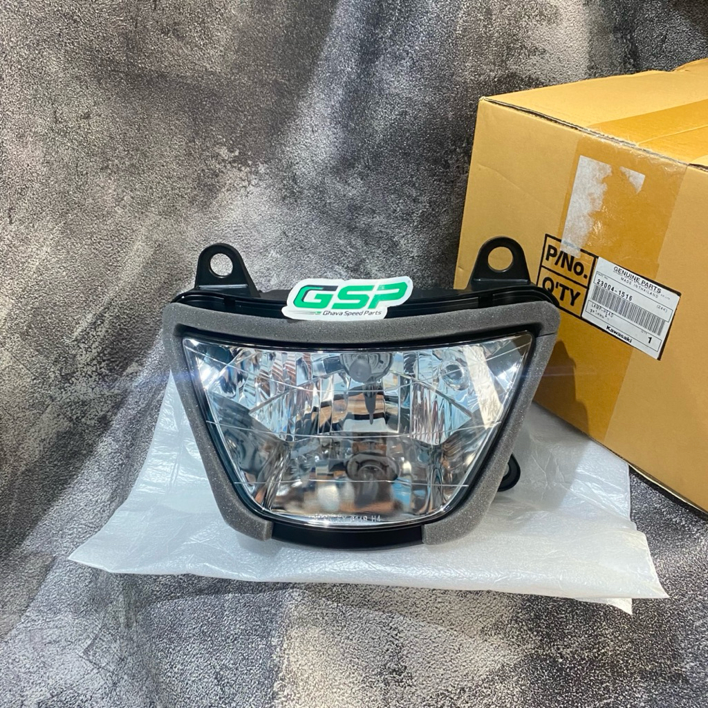 Head Lamp Reflector Lampu Depan Set Thailand Kawasaki Ninja RR Old ZX CBU Original 23004-1516 Lamp H