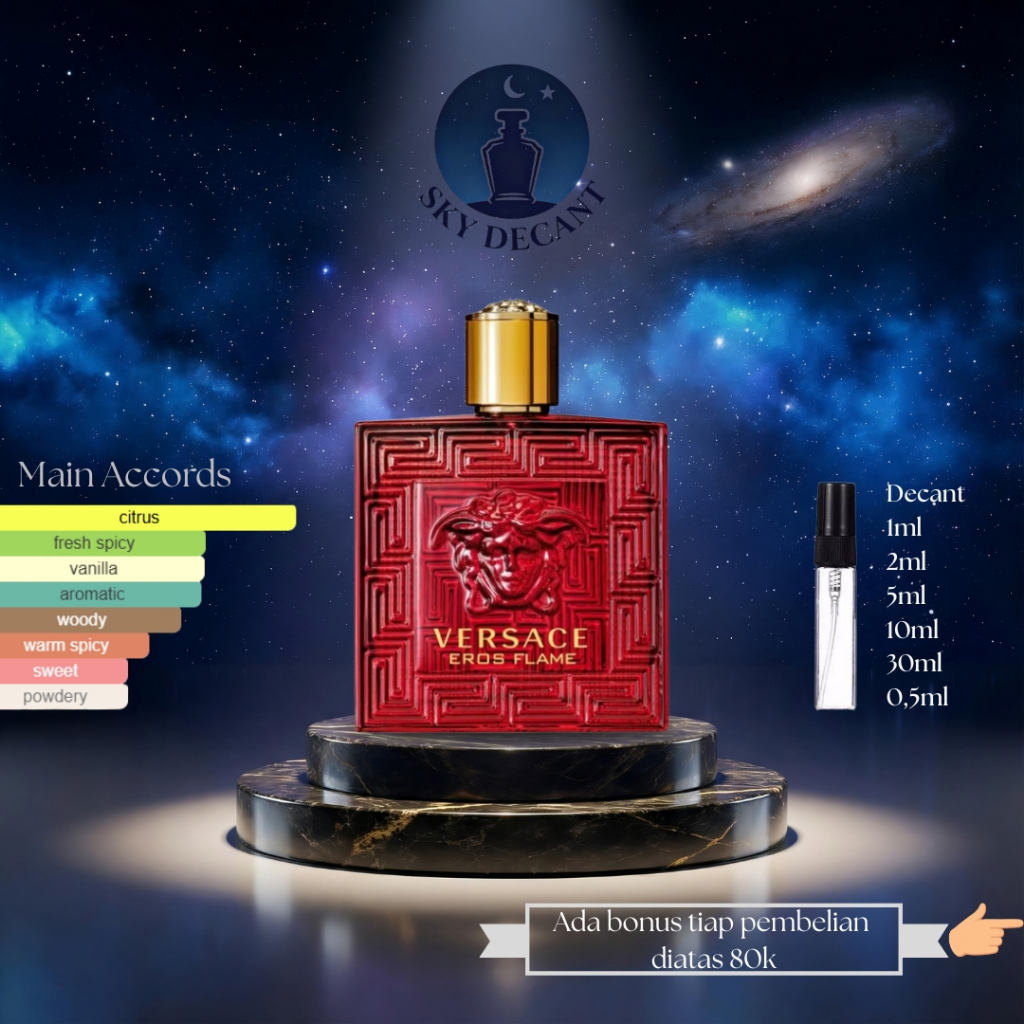 Decant Parfum Versace Eros Flame EDP Original 100%
