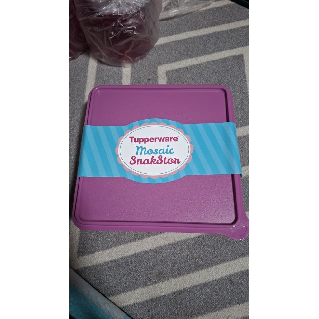 tempat snack mosaic snack n store tupperware 2900ml